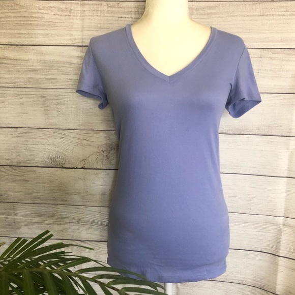 PINK Victoria's Secret Tops - Victoria’s Secret Pink | V-Neck Tee - Purple